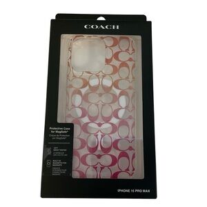 Coach iPhone 15 Pro Max MagSafe case. NIB